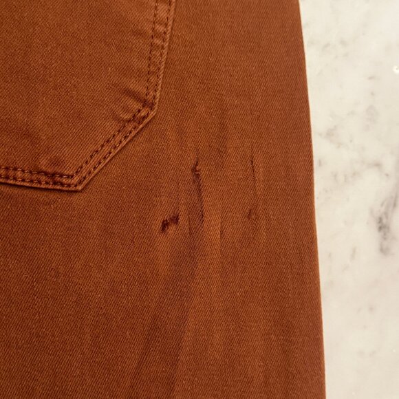 NWT PAIGE Brooklyn 31" Vintage Mocha Bisque Wide Leg Pants Sz 29 - Picture 11 of 12